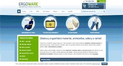 Desktop Screenshot of ergoware.cz