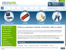 Tablet Screenshot of ergoware.cz